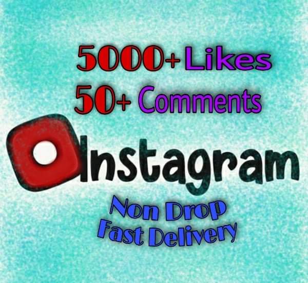 I will provide 5000+ Likes and 50+ Comments on Instagram!! Fast and HQ!!