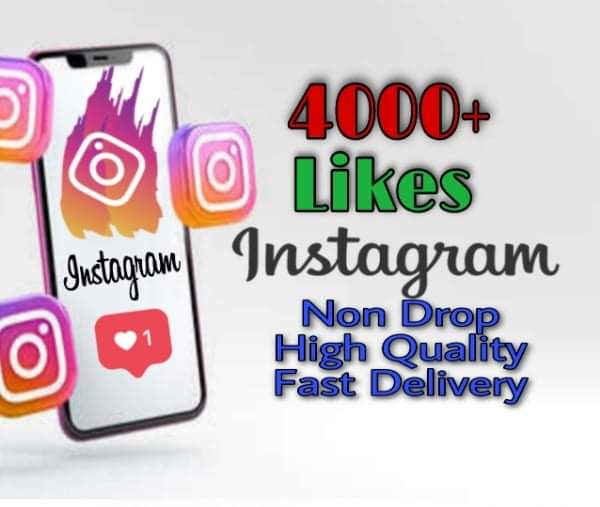 I will provide 4000+ Likes on Instagram!! Fast and HQ!!