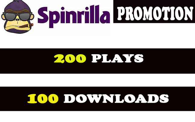 Spinrilla 200 plays with 100 downloads