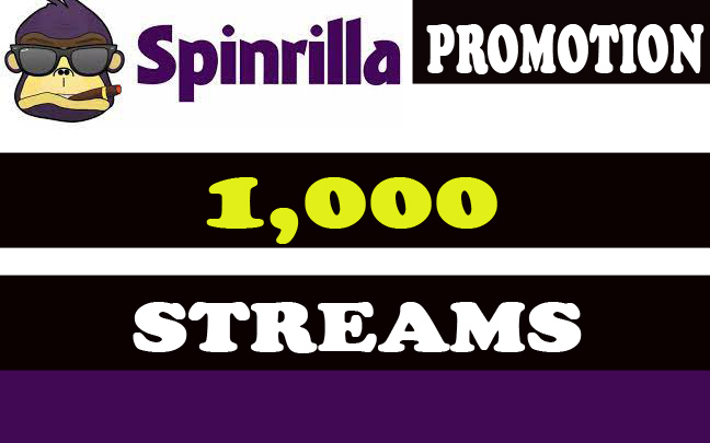 Spinrilla Music Promotion 1,000 streams