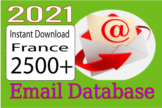 All valid 2021 update France Email Database 2k – Order Instant complete