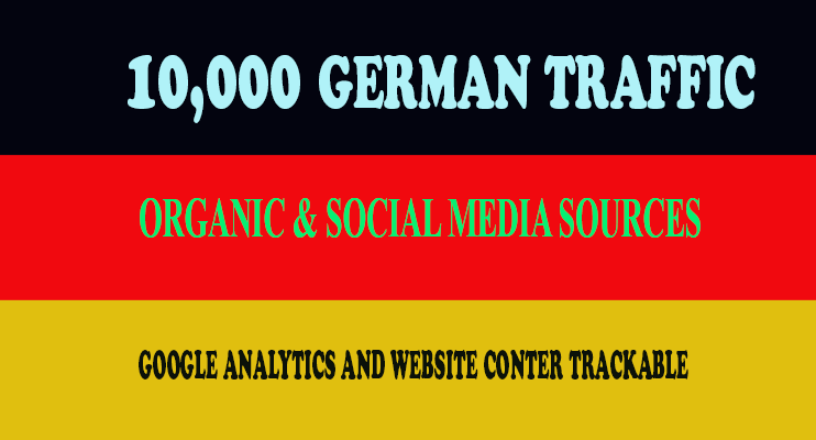 I will give you 10,000 Real German traffic to your website