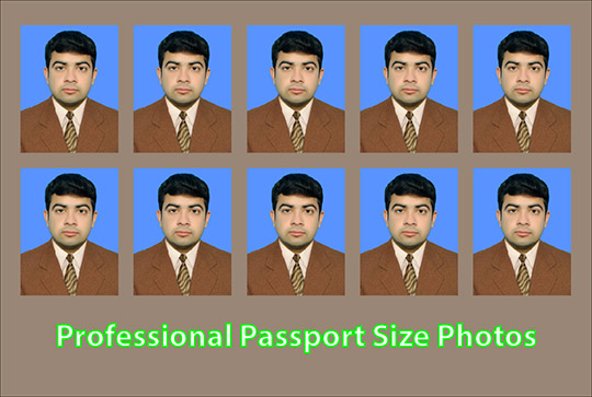 I will make professional passport size photos or pictures