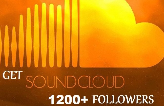 1200+ SoundCloud Organic and Real Followers instant, Non-drop