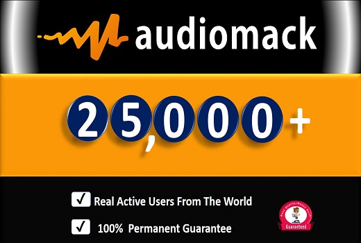 Get 25,000+ Audiomack ORGANIC Plays From HQ Account. Permanent Guaranteed