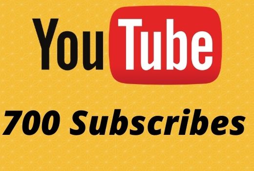 YouTube 700+ Subscribers Instant start