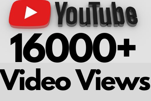 I will add 16000+ REAL AND non drop YouTube video views