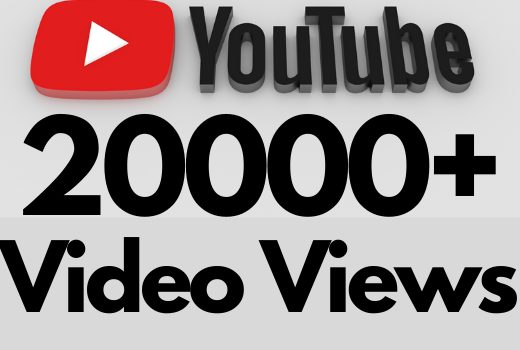 I will add 20000+ REAL AND non drop YouTube video views