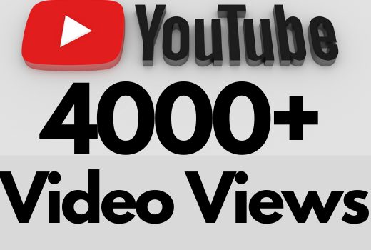 I will add 4000+ REAL AND non drop YouTube video views
