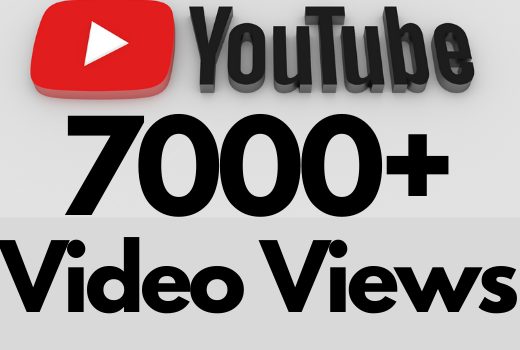 I will add 7000+ REAL AND non drop YouTube video views