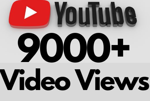 I will add 9000+ REAL AND non drop YouTube video views
