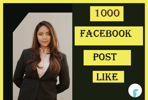 1000 Facebook Post Like ,Best Quality and Non Drop
