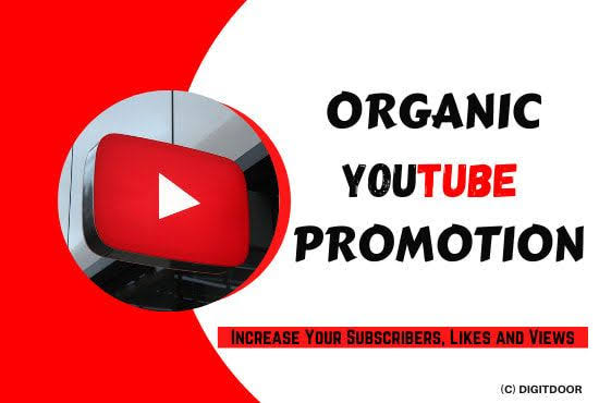 Do YouTube promotion and get real organic genuine 100 subscribers, likes and views