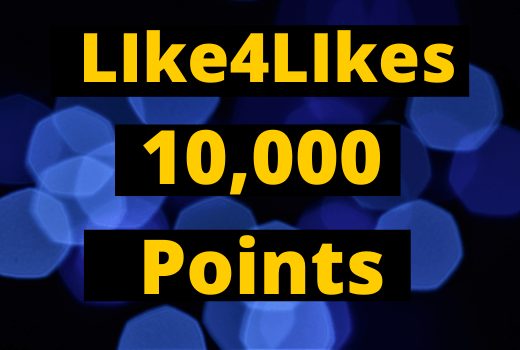 Provide Like4Likes 10,000+ Points Instant