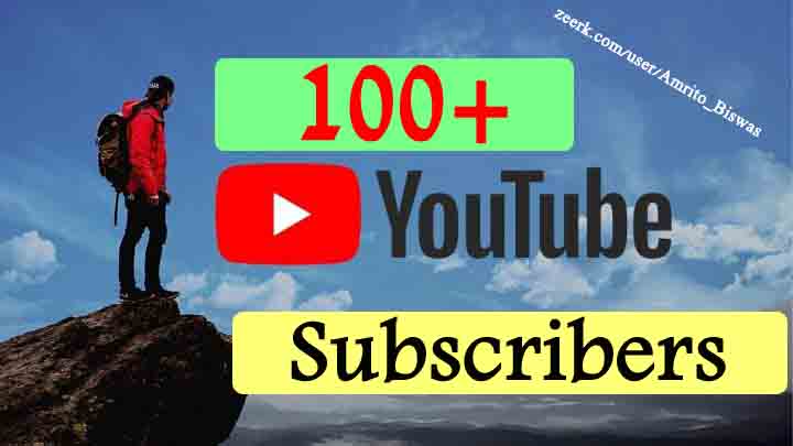 Get 100+ YOUTUBE SUBSCRIBERS NON DROP NATURAL PATTERN AND ORGANIC WITH SUPER FAST GUARANTEED