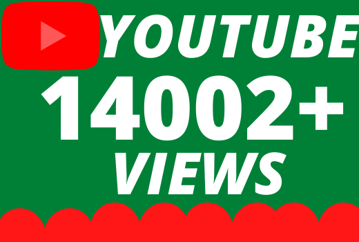 I will Add 14002+ HQ & Non Drop YOUTUBE views