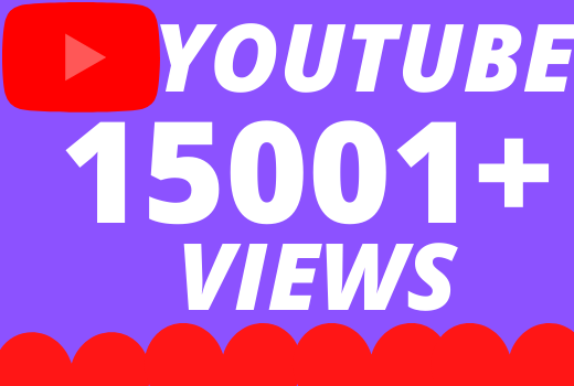 I will Add 15001+ HQ & Non Drop YOUTUBE views