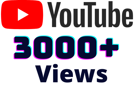 I will add 3000+ YouTube views ,all views are 100% real and organic.