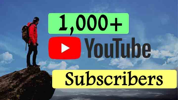 Get 1000+ YOUTUBE SUBSCRIBERS NON DROP NATURAL PATTERN AND ORGANIC WITH SUPER FAST GUARANTEED