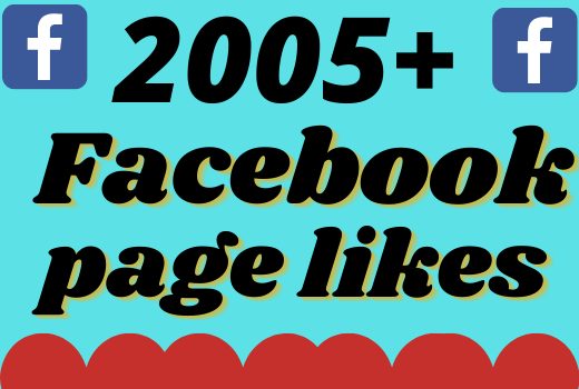I will add 2005+ real and organic Facebook page likes