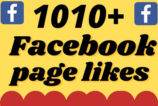 I will add 1010+ real and organic Facebook page likes