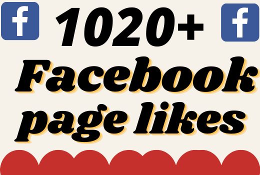 I will add 1020+ real and organic Facebook page likes