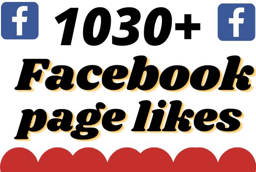 I will add 1030+ real and organic Facebook page likes