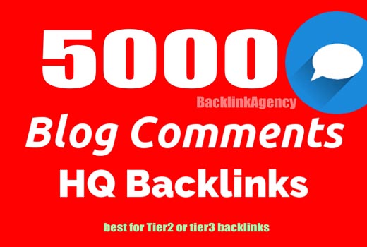 5000 Blog Comments HQ Backlinks For SEO On Google GSA SER Blast