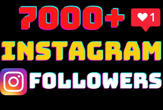 I will add 7000+ Instagram followers all followers are 100% real and organic.