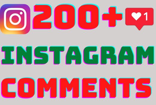 I will add 200+ Instagram post comments ,all comments are 100% real and organic.