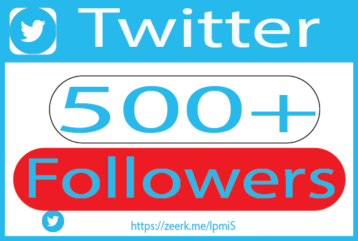 I will do 500+twitter Followers and marketing professionally and grow followers