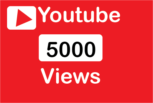 5000+ youtube views 100% real and non drop