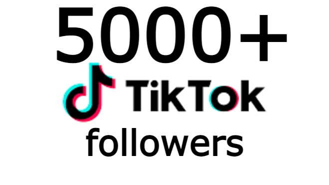 TiKTOk 5000+ followers none drop