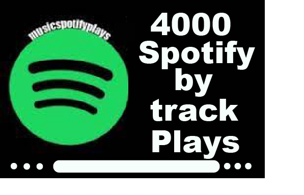 4000+ Spotify Track Plays, Non drop ,Best Qualty And 100% Guaranteed