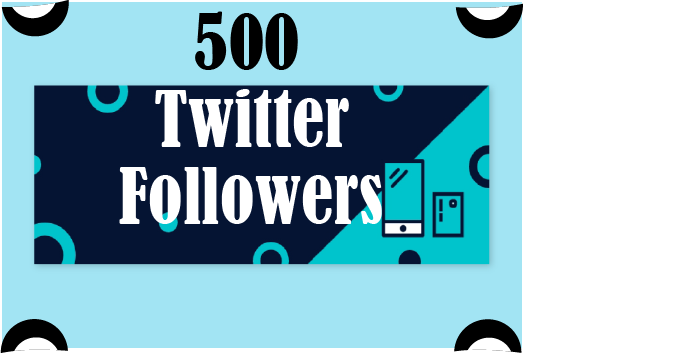 500+ Twitter Followers 100% Real and Lifetime Permanent