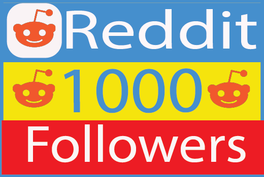 I will Provide 1000+  Reddit Followers 100% Real followers Non drop Live Time Guaranteed