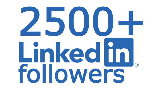 LinkedIn 2500+ followers none drop