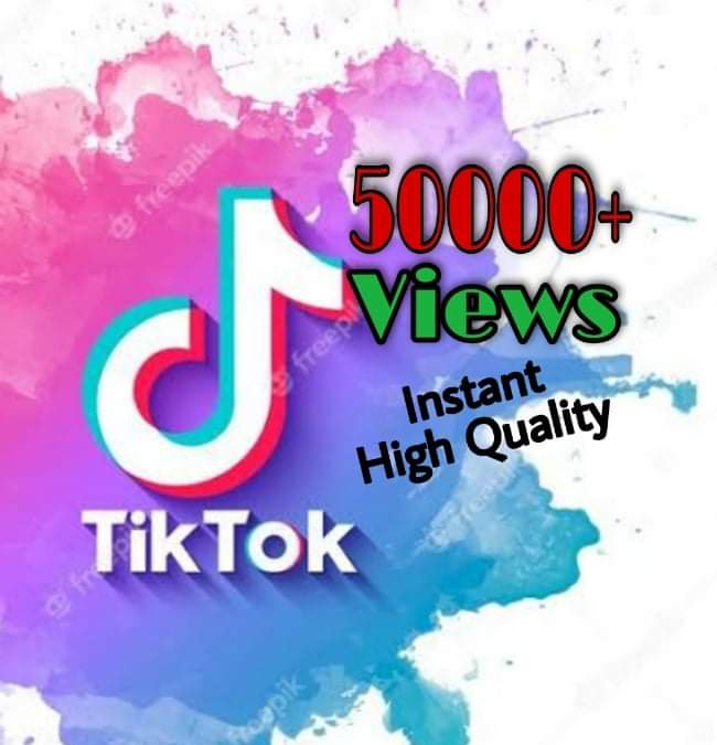 I will provide 50000+ Video Views on TikTok!! Fast and HQ!!