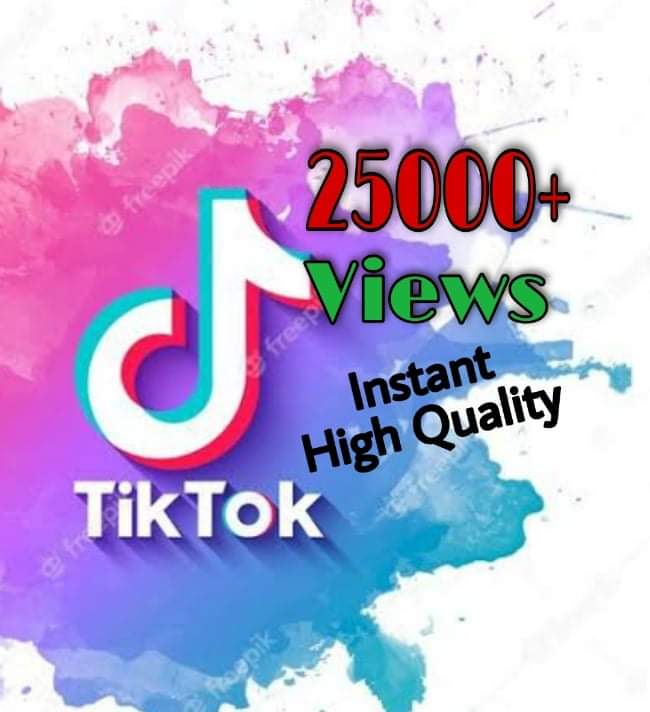 I will provide 25000+ Video Views on TikTok!! Fast and HQ!!