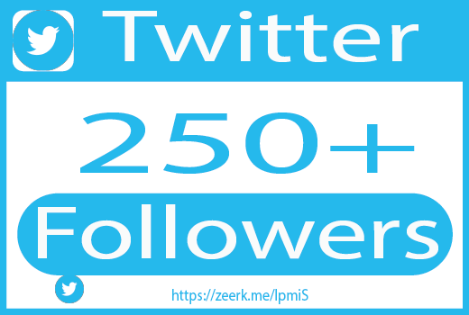 I will do 250+ twitter followers and promotion, twitt er marketing and shoutout for organic growth