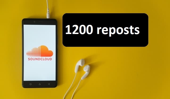 Give you 1200 repost on soundcloud