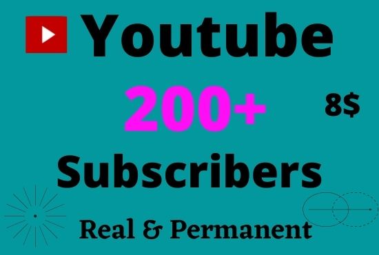 Instant Start 200 + Non Drop Youtube Subscribers