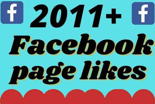 I will add 2011+ real and organic Facebook page likes