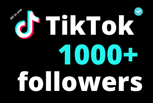I will add 1000+ TikTok followers ,all followers are 100% real and organic.