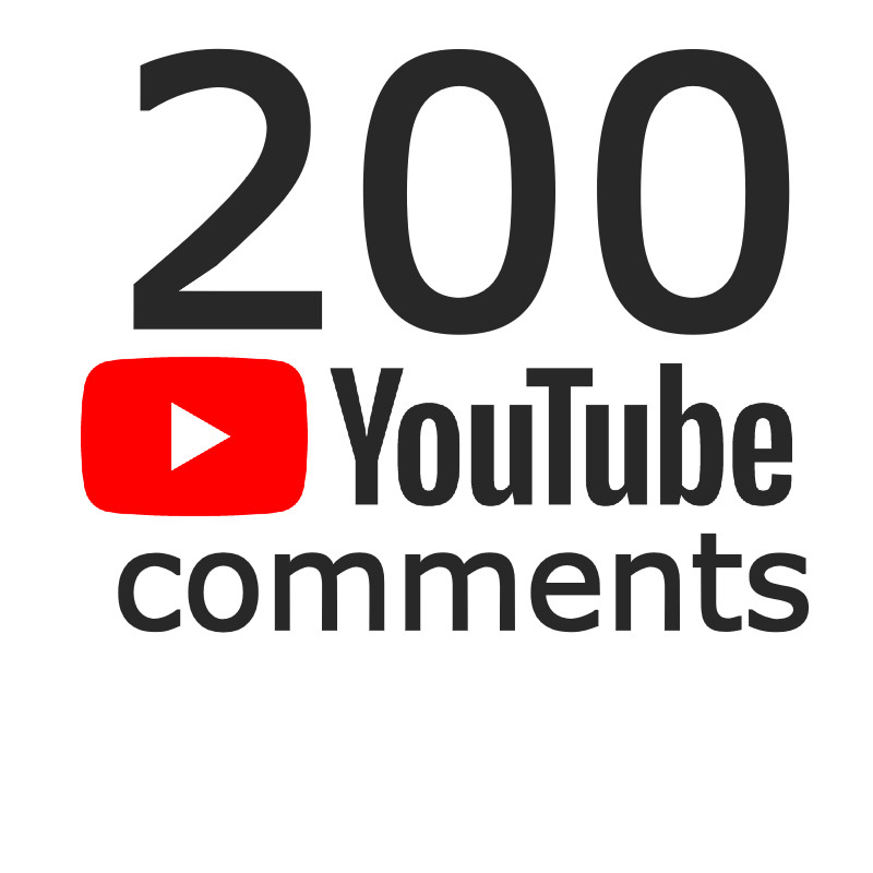 i will provide you 200 youtube RANDOM comments