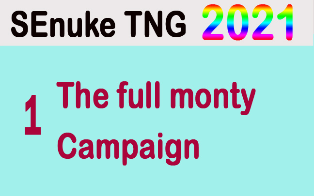 SEnuke TNG The full monty 2021 campaign