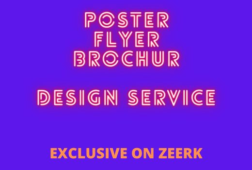 I will design amazing poster/flyer/brochur for your business