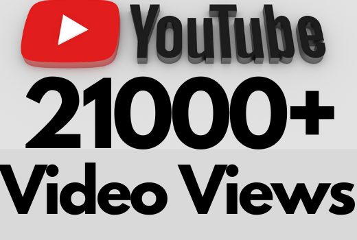 I will add 21000+ REAL AND non drop YouTube video views