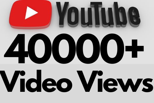 I will add 40000+ REAL AND non drop YouTube video views