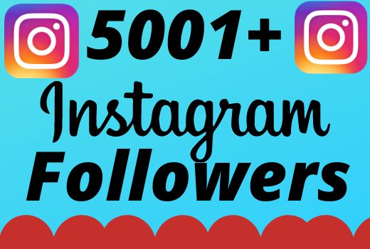 I will add 5001+ real and organic  Instagram followers for your business